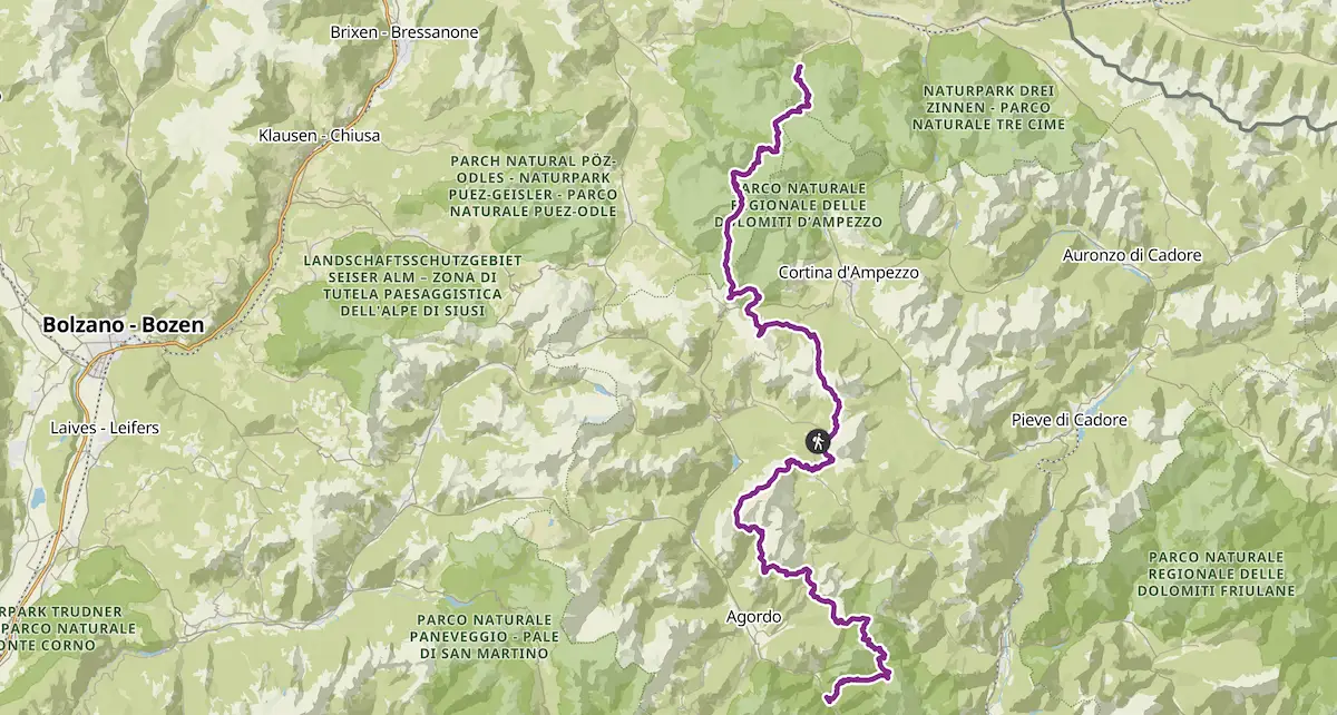 alta via 1 route