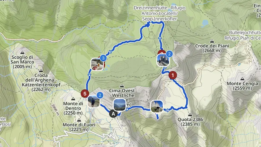 Tre cime di lavaredo trail