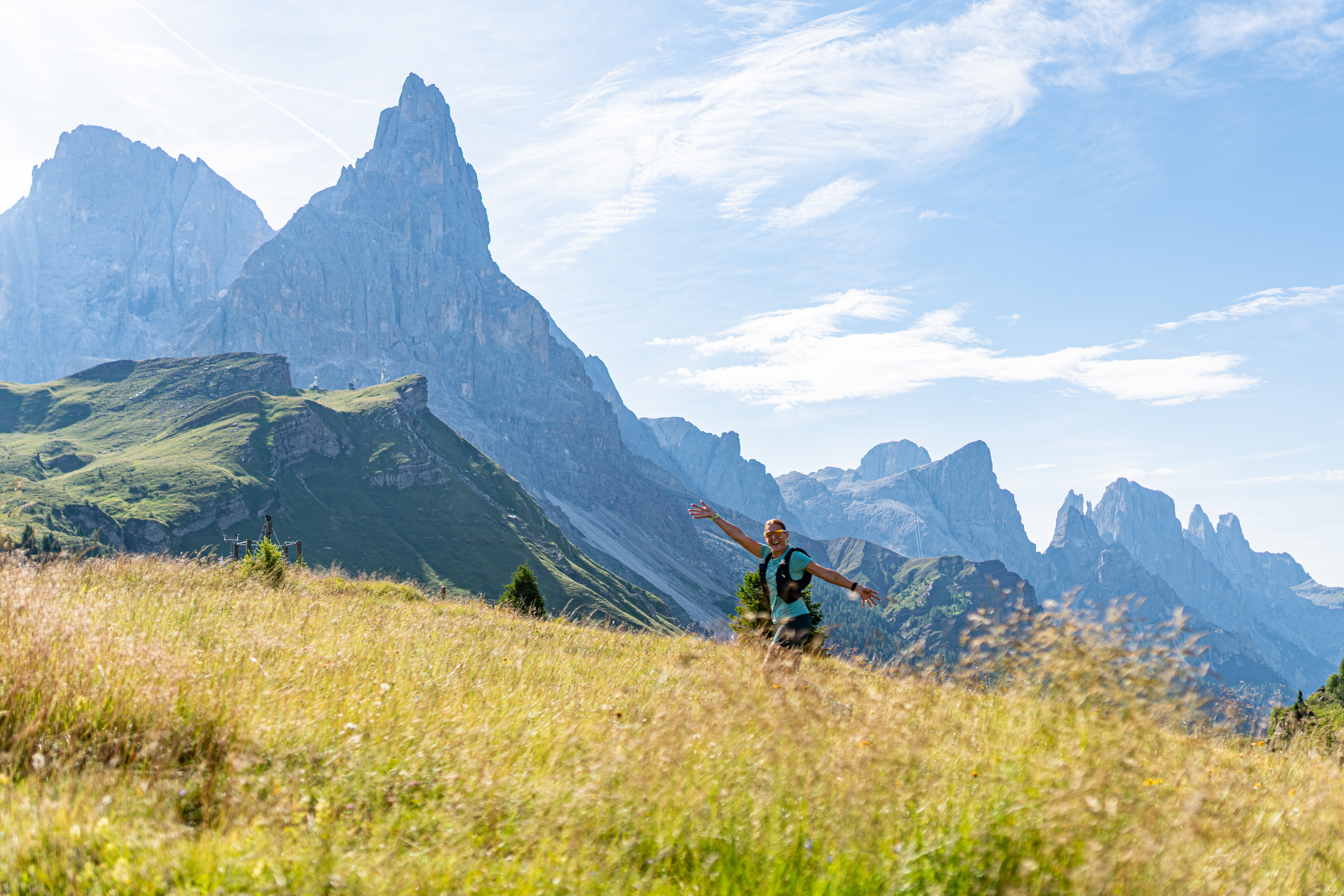 Limestone spires of the Italian Dolomites