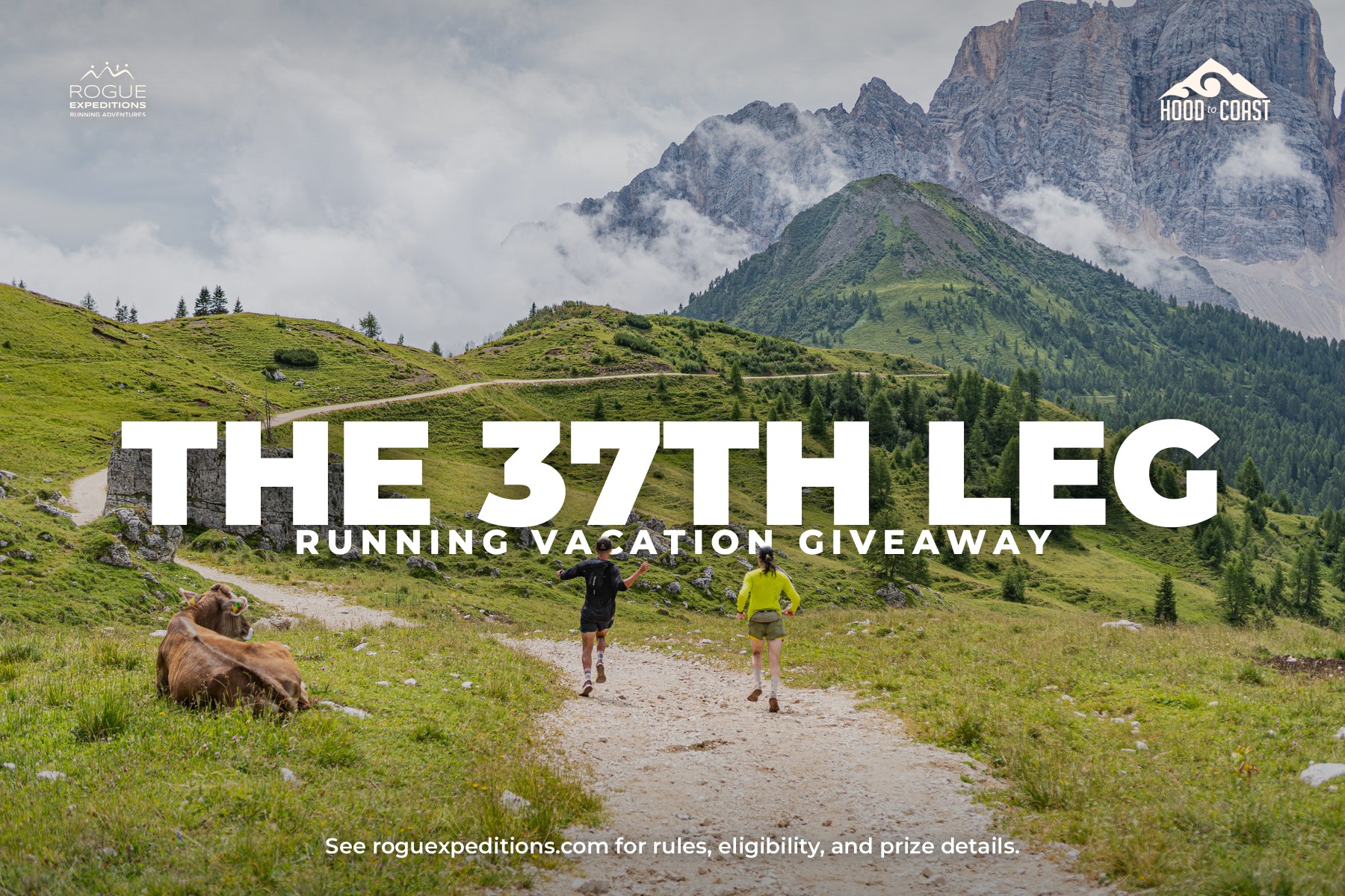 The 37th Leg Running Vacation Giveaway - Rogue Expeditions and Hood To Coast. Prize valued at $15,000.